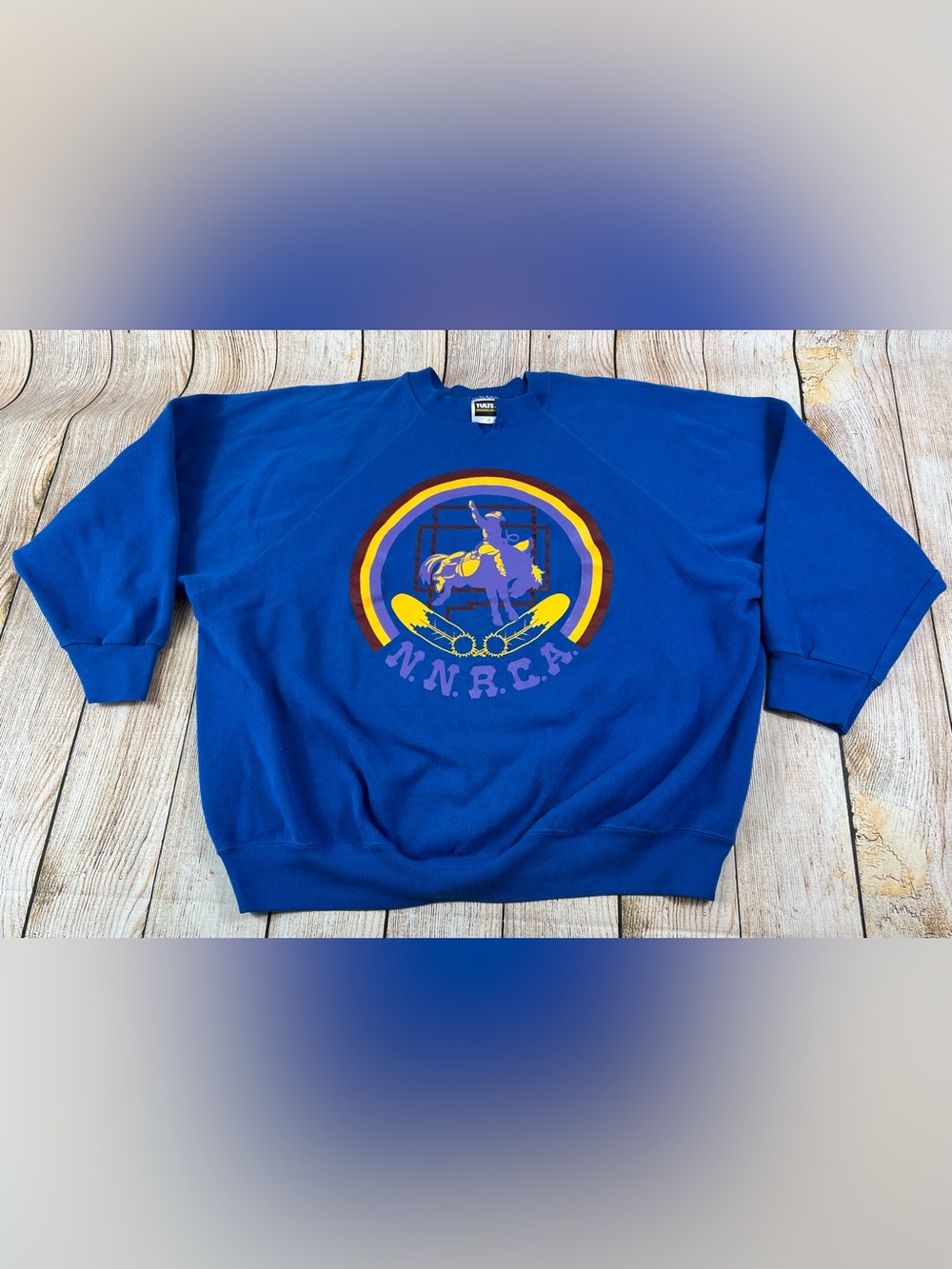 Vintage NNRCA Navajo Nation Rodeo Cowboys Crewneck Horse Sweatshirt Size 2XL